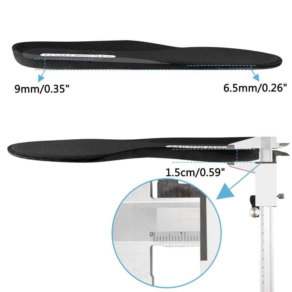 Endoto Foam Insoles for Skechers Shoes, Replacement Cushion Inserts for Men & Women Sneakers for Foot Comfort All Day