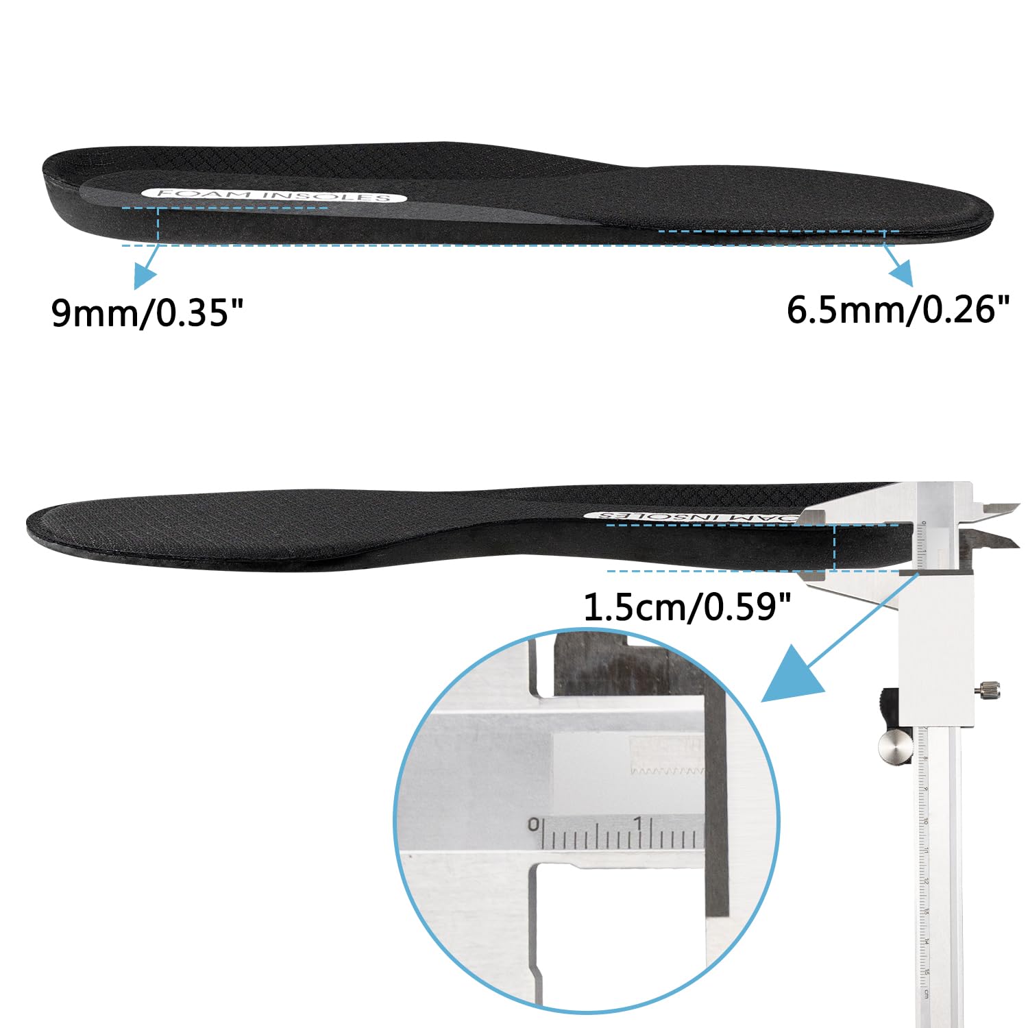Endoto Foam Insoles for Skechers Shoes, Replacement Cushion Inserts for Men & Women Sneakers for Foot Comfort All Day