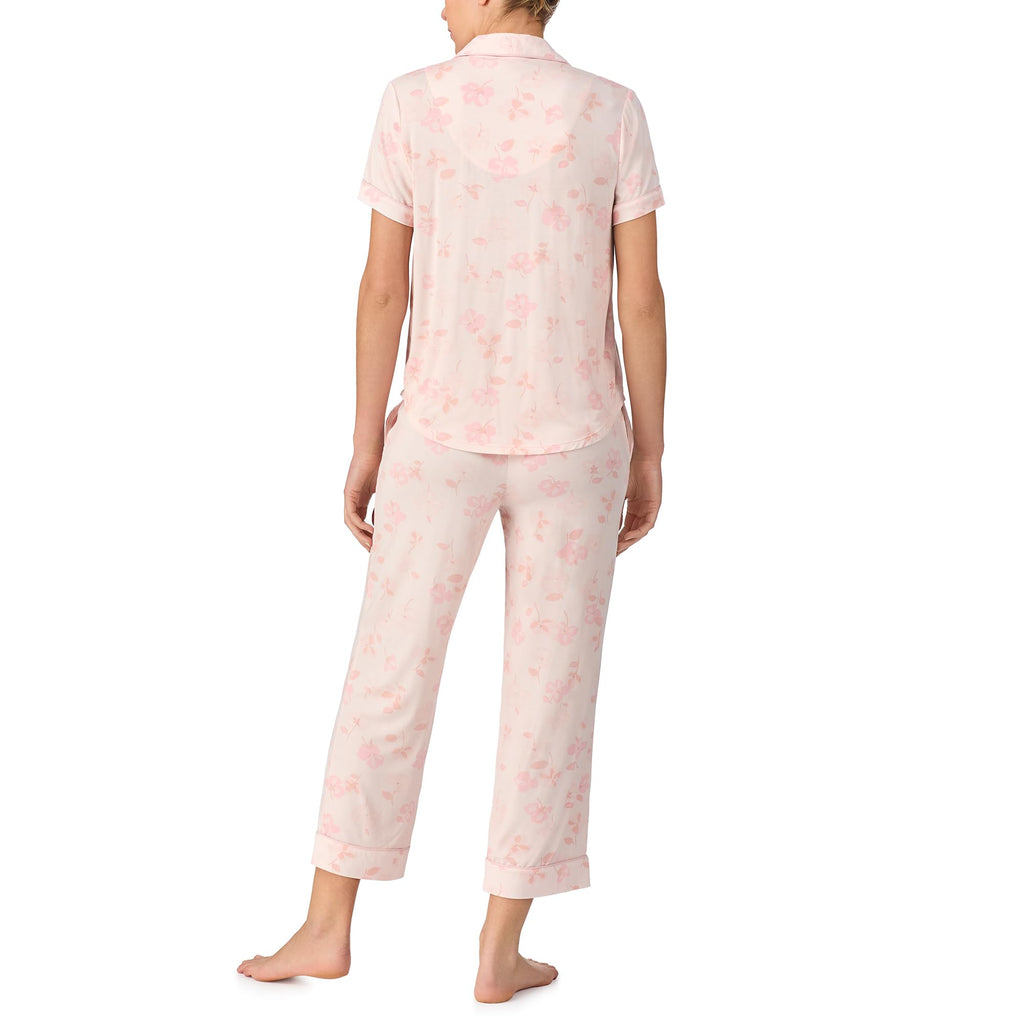 kate spade new york Short Sleeve Cropped Pant PJ Set