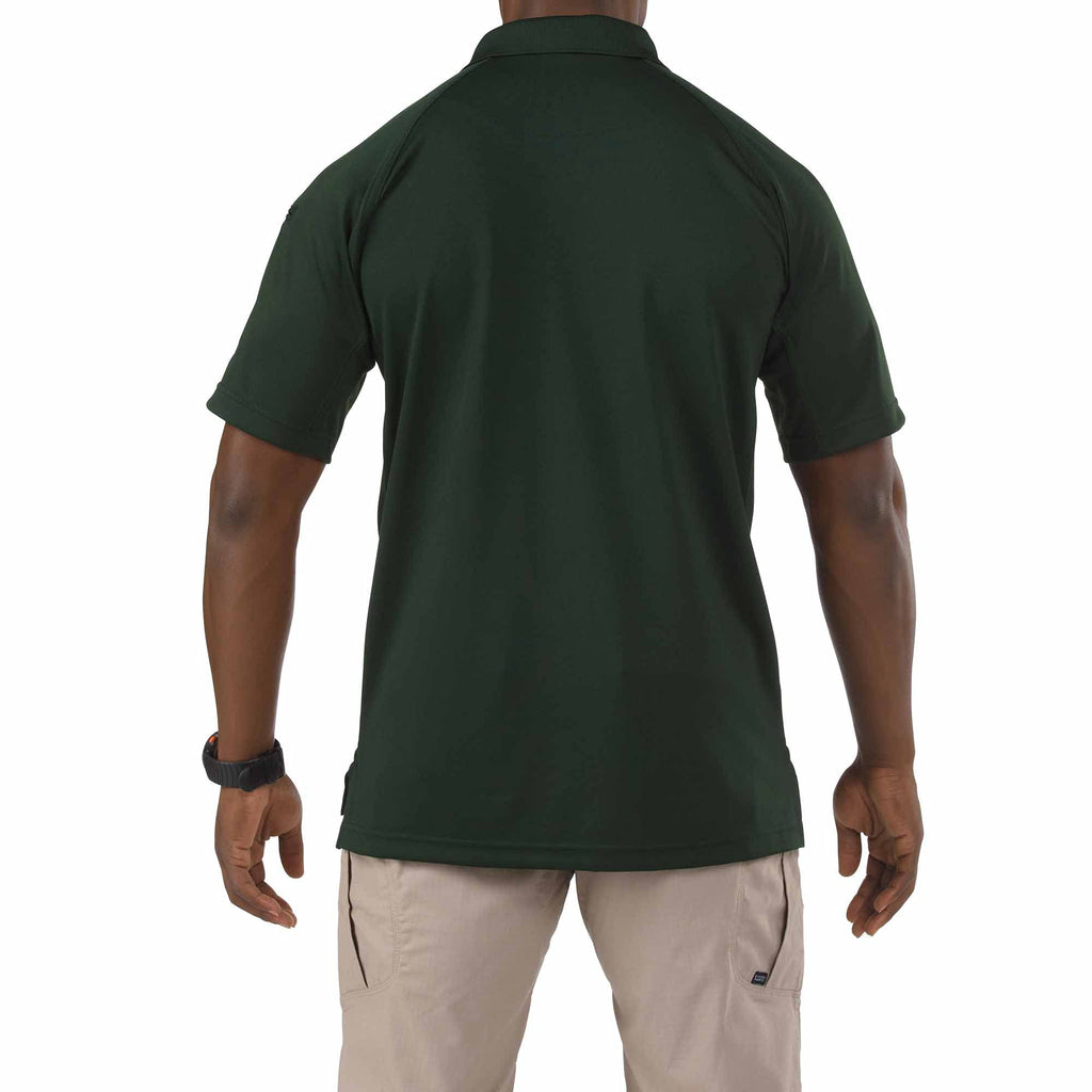 5.11 Tactical Men's Performance Short Sleeve Polo, 100% Polyester, Moisture Wicking, Style 71049