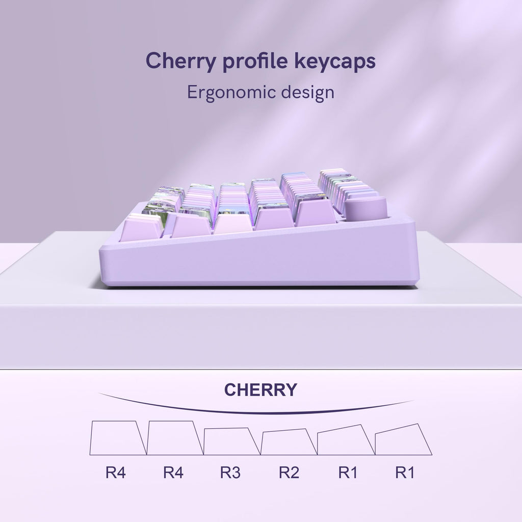 dagaladoo Black Topographic keycaps Double Shot PBT keycaps Shine Through Keyboard Keys Side Printed Key caps Cherry Profile Custom keycap Set for100%, 75%, 65%, 60% US Layout Mechanical Keyboard