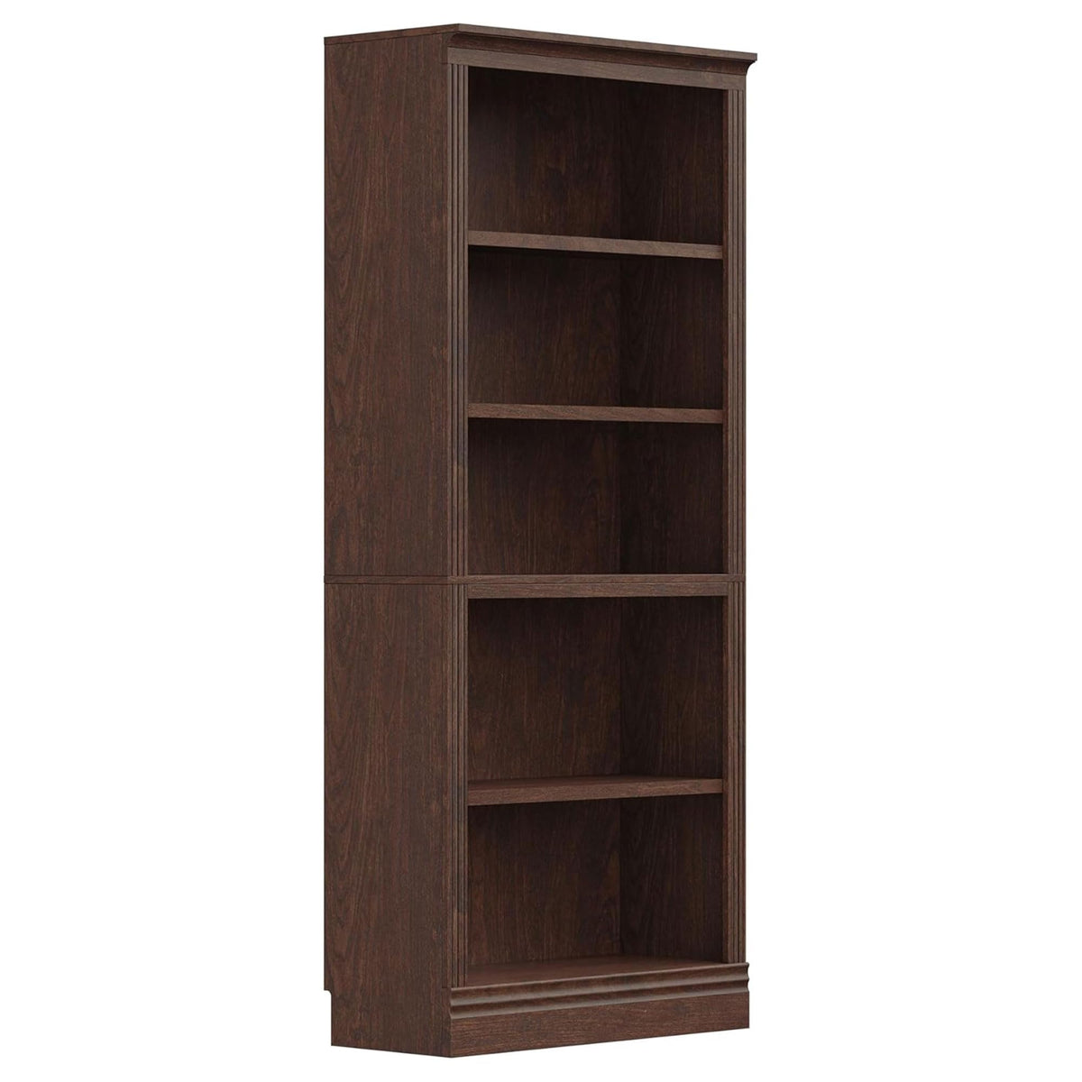 JAHRSTIM Halston Bookshelf, 5-Tier Tall Deep Storage Shelf, Adjustable Open Shelving Unit Closet Organizer and Storage for Living Room Home Office Bedroom, Modular Deep Bookcase Bookshelves