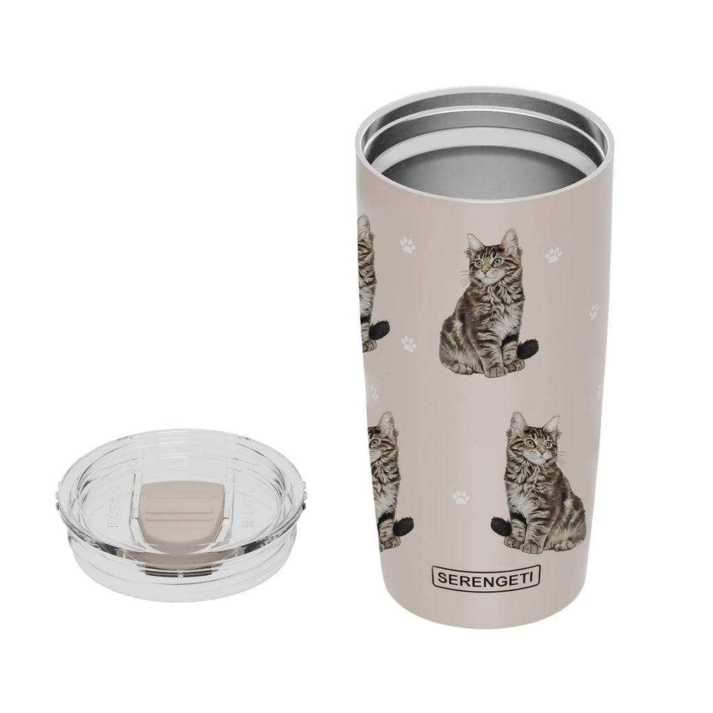 SERENGETI Australian Shepherd 20 Oz. Stainless Steel, Vacuum Insulated Tumbler with Spill Proof Lid - 3D Print - Insulated Travel mug for Hot or Cold Drinks (Australian Shepherd Tumbler)