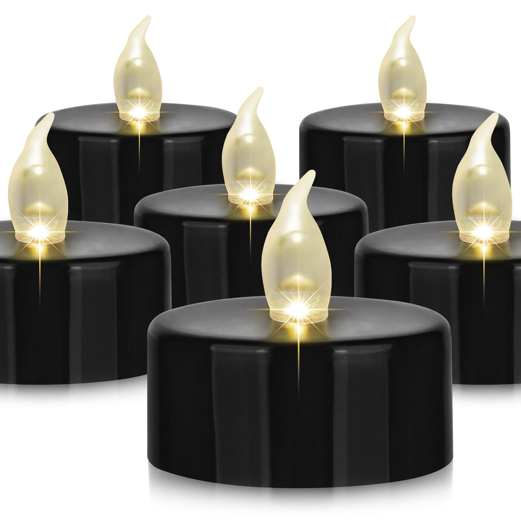 Tea Light Candles with Remote Control,Flickering Flameless LED Candle,Long Lasting 400+Hours,Battery Operated with Timer for Home Decoration Seasonal &Festival Celebration Warmyellow (5pcs)