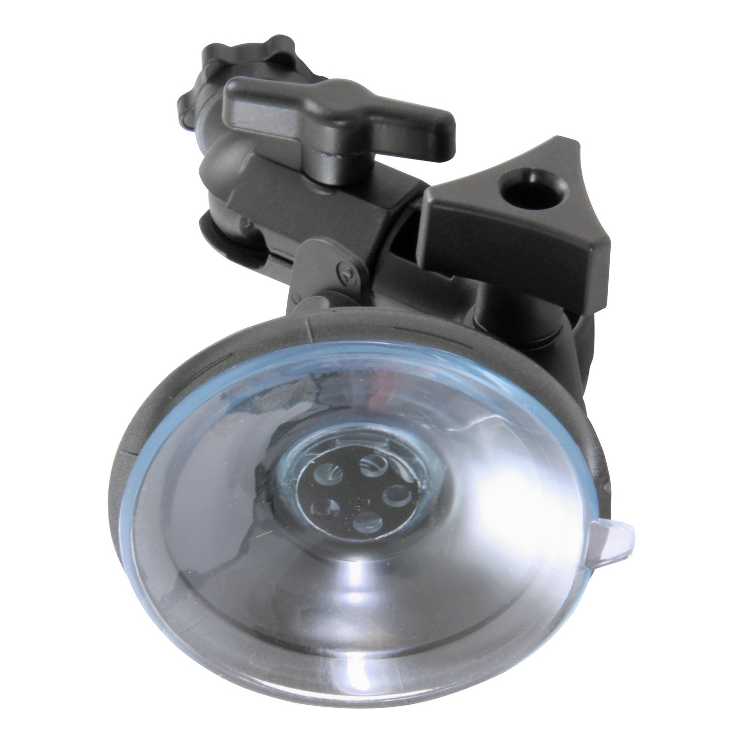 Delkin Devices Fat Gecko Mini Suction Camera Mount - Powerful Suction Cup Camera Mount for Car, Motorcycle, Desk, Window | Secure and Adjustable Action Camera Holder for Video Recording