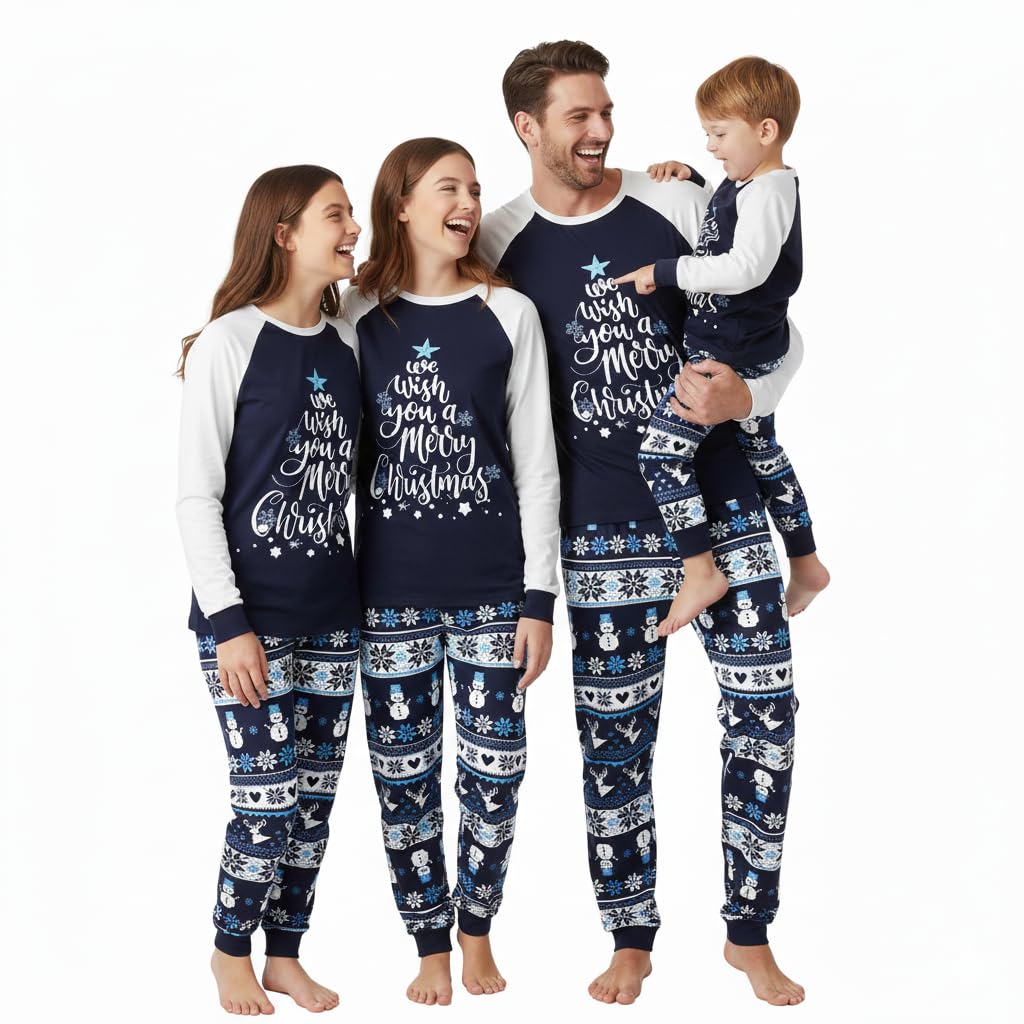 VS&LLWQ Christmas Family Matching Pajamas Set, Bestselling Christmas Pajamas, Matching Family Pjs Xmas Jammies Sleepwear