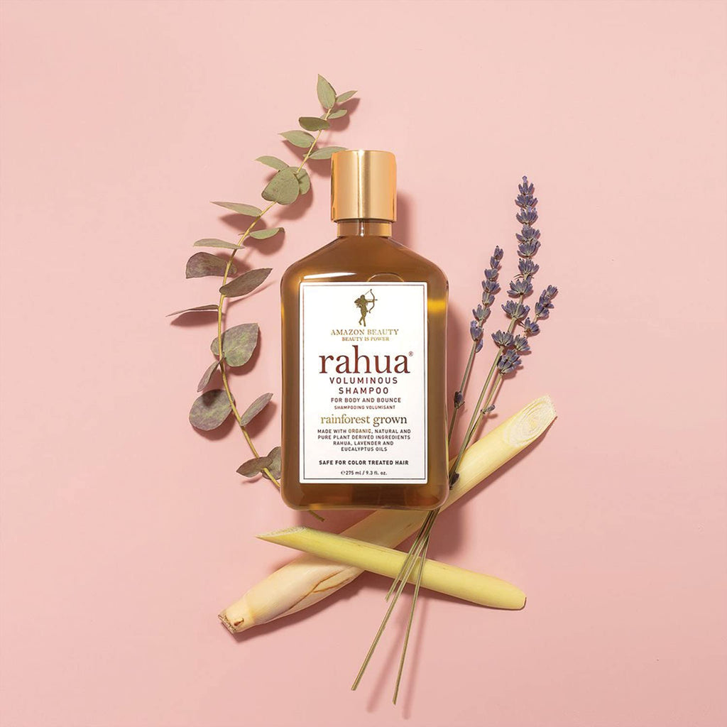 Rahua Voluminous Shampoo, Vegan Hair Care for Fine to Medium Hair, Gentle Cleansing Formula with Rahua Oil, Quinoa Protein, Green Tea, Aloe & Lemongrass, Lavender & Eucalyptus Scent