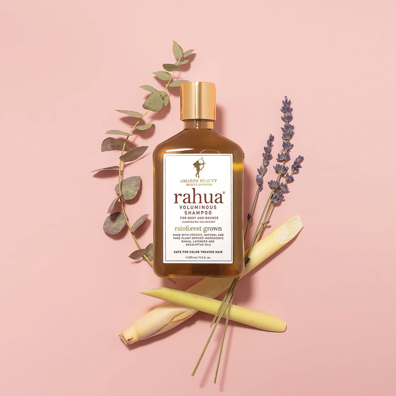 Rahua Voluminous Shampoo, Vegan Hair Care for Fine to Medium Hair, Gentle Cleansing Formula with Rahua Oil, Quinoa Protein, Green Tea, Aloe & Lemongrass, Lavender & Eucalyptus Scent