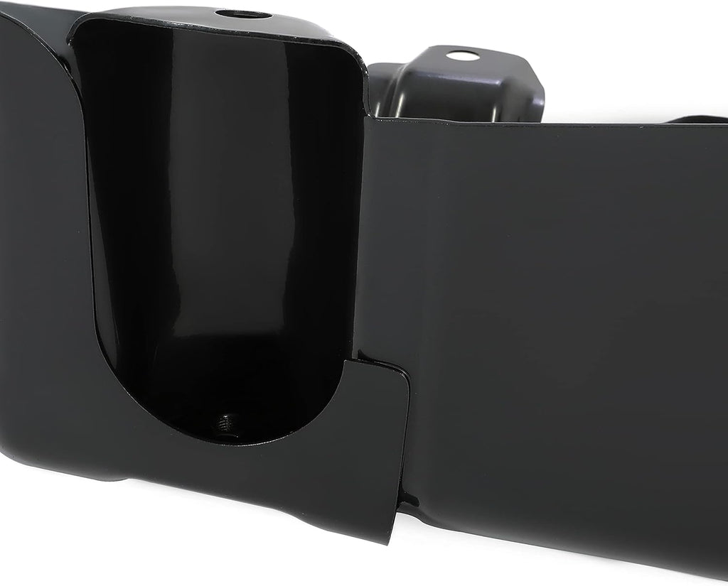 HECASA Fuel Tank Skid Plate Compatible with 2007-2018 Jeep Wrangler JK Black Replacement for 52059743AJ (NN1429)