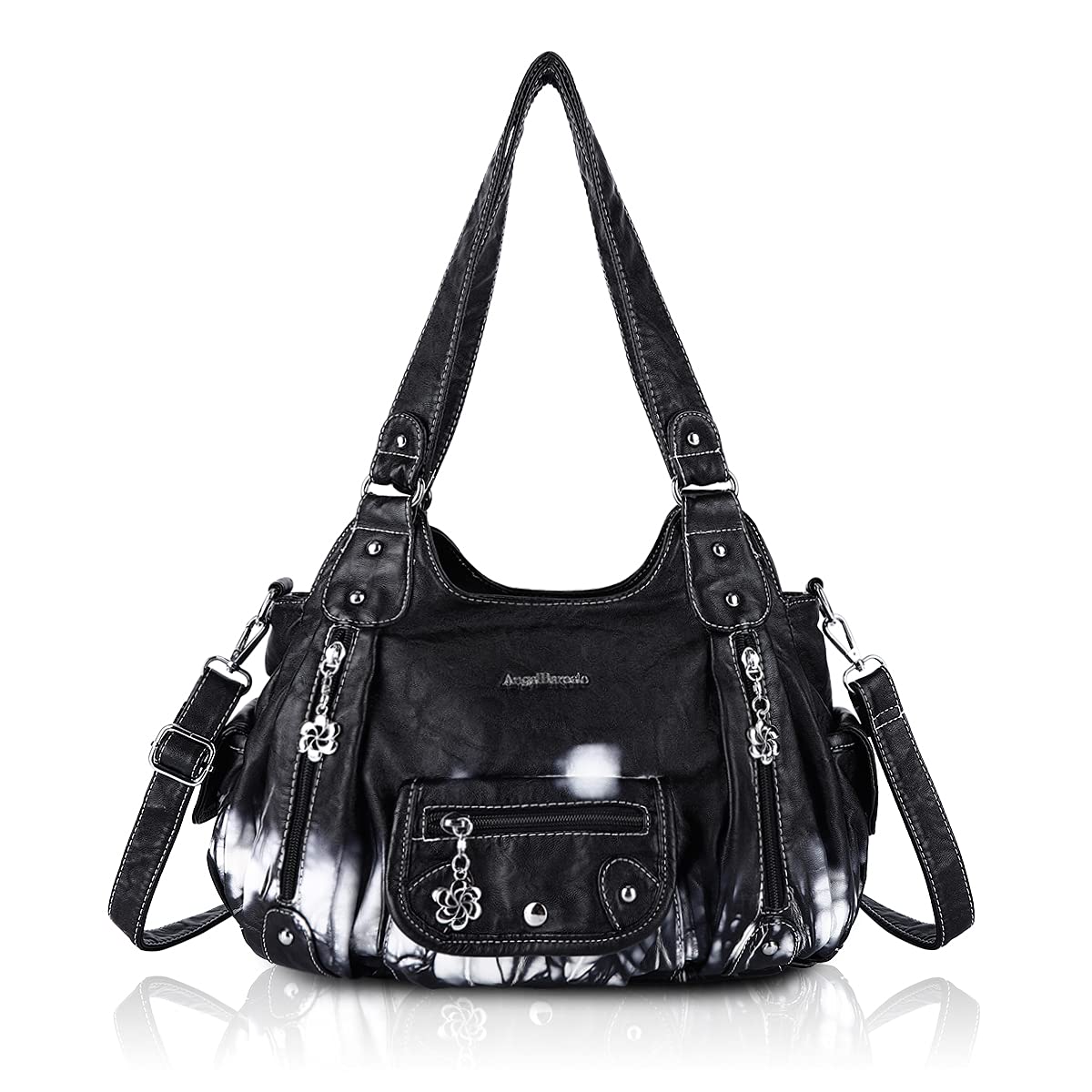 Angel Barcelo Purses for Women Soft PU Leather Shoulder Bag Crossbody Purse and Handbags