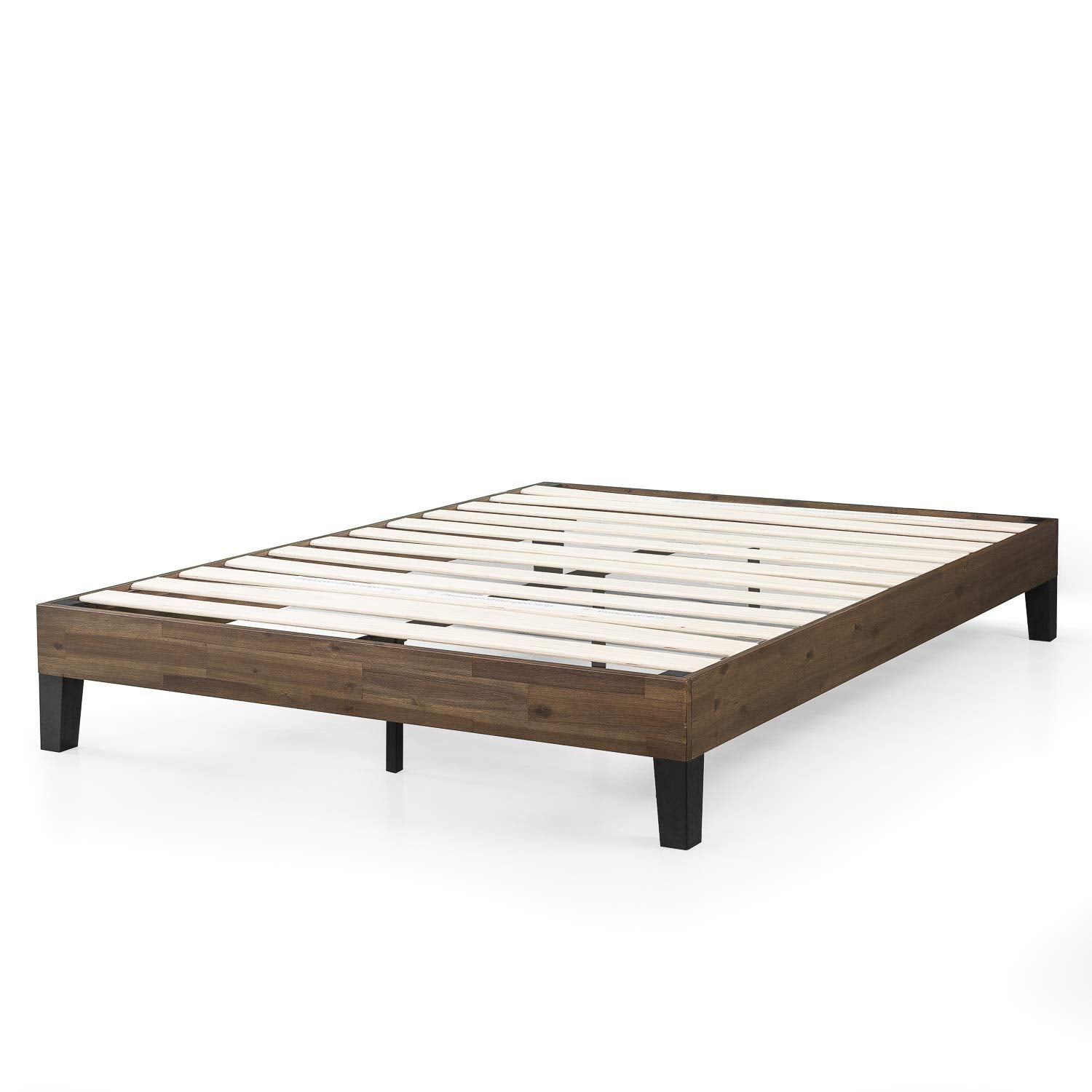 Zinus Tonja Wood Platform Bed Frame with Headboard, Mattress Foundation with Wooden Slat Support, No Box Spring Needed, Easy Assembly, Full