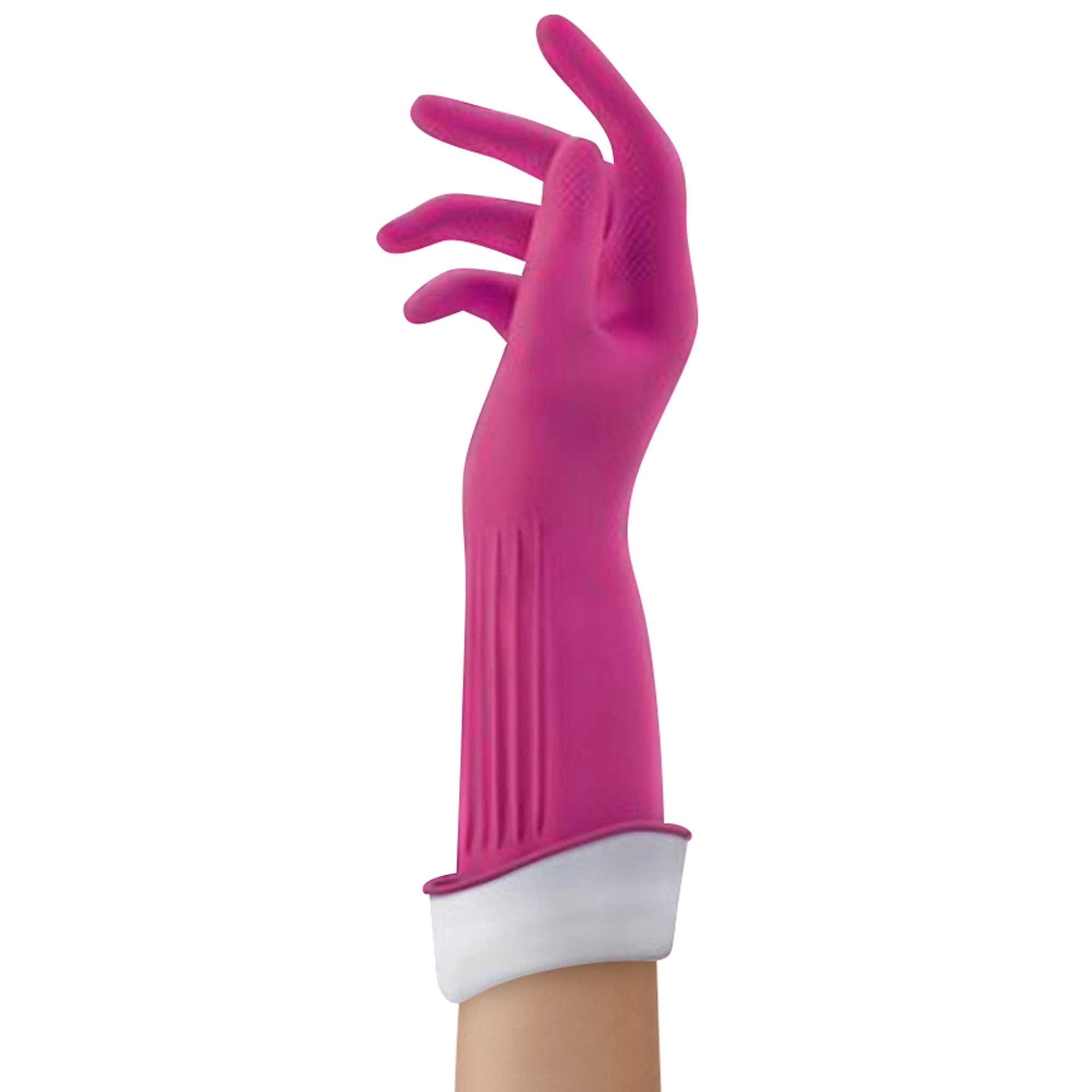Playtex Living Reuseable Rubber Cleaning Gloves, Premium Protection Reusable Household Gloves, Large (Pack of 3)