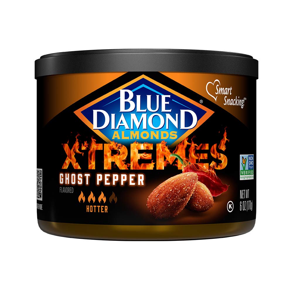 Blue Diamond Almonds Sriracha Flavored Snack Nuts, 6 Oz Resealable Can (Pack of 1)
