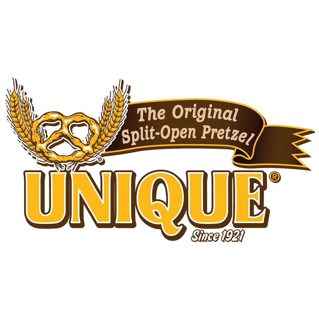 Unique Snacks Extra Dark Splits Pretzels, Original Split-Open Pretzels, Delicious Homestyle-Baked Snack Bag, Vegan, OU Kosher, and Non-GMO Food, No Artificial Flavor, 2 Oz. Bag, Pack of 12