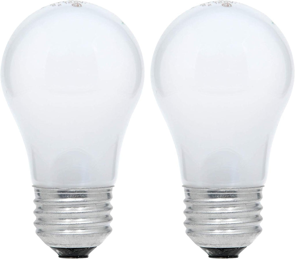Sylvania Soft White Incandescent A15 Bulb, Medium Base | 15 Watts/120 Volts | 2-Bulbs Per Pack (2-Bulbs Total)