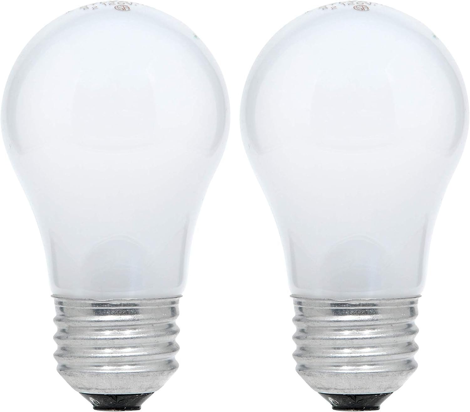 Sylvania Soft White Incandescent A15 Bulb, Medium Base | 15 Watts/120 Volts | 2-Bulbs Per Pack (2-Bulbs Total)