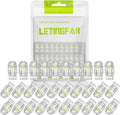 194 LED Light Bulb White 6000K Pack of 30, 168 2825 W5W T10 Wedge COB Bulbs Error Free for Car Dome Map Door Courtesy License Plate
