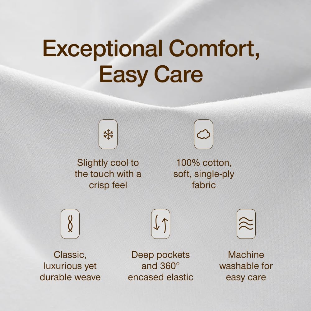 Coop Home Goods Cool+ Cooling Bed Sheets, 4 Piece Full Sheet Set, Dove Grey Breathable Cooling and Super Soft, Luxury Spa & Hotel Quality, Full Size Bed Set