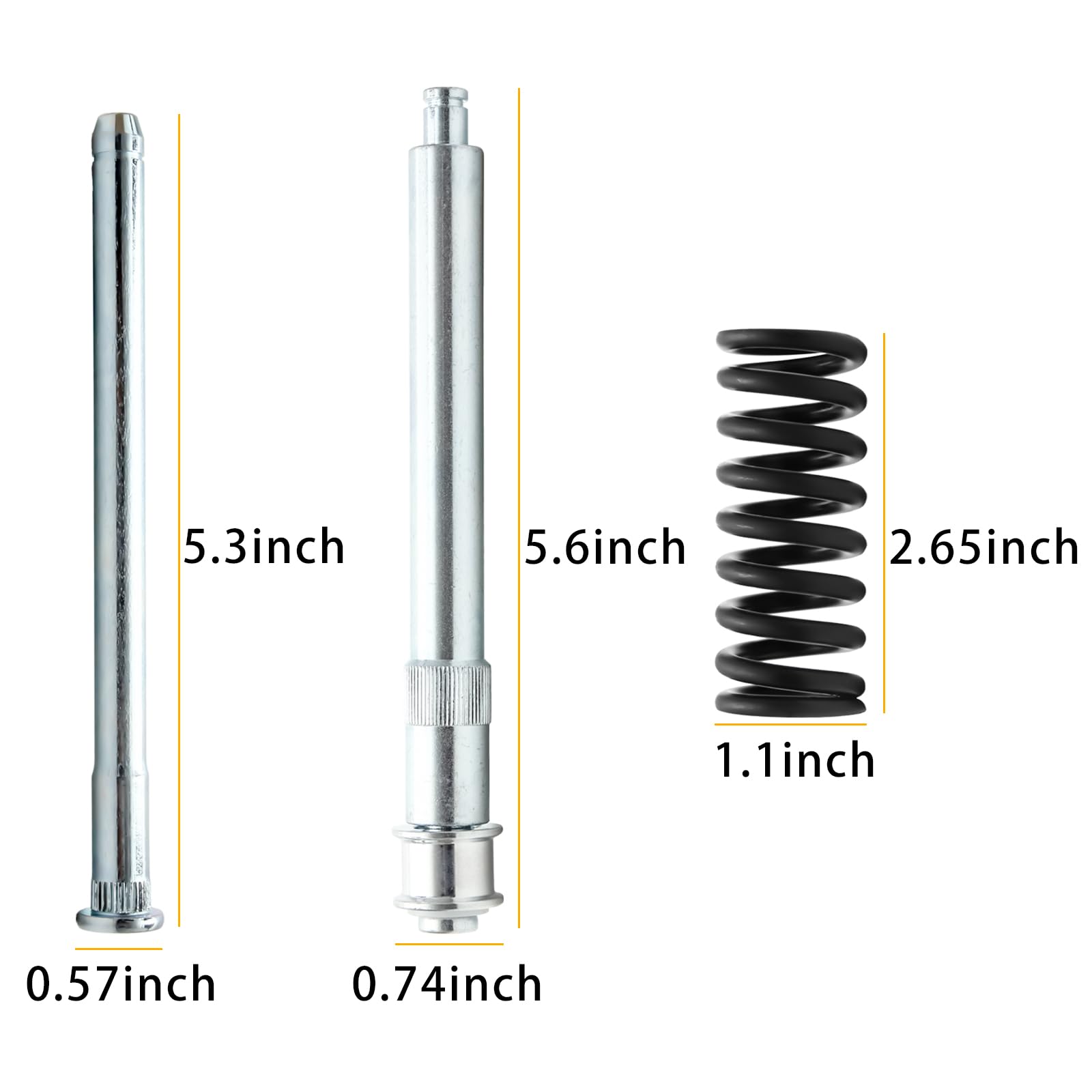Door Hinge Pin and Bushing Kit Hinge with Pin LEDAUT Replacement for Ford F150-F350 Bronco SUV
