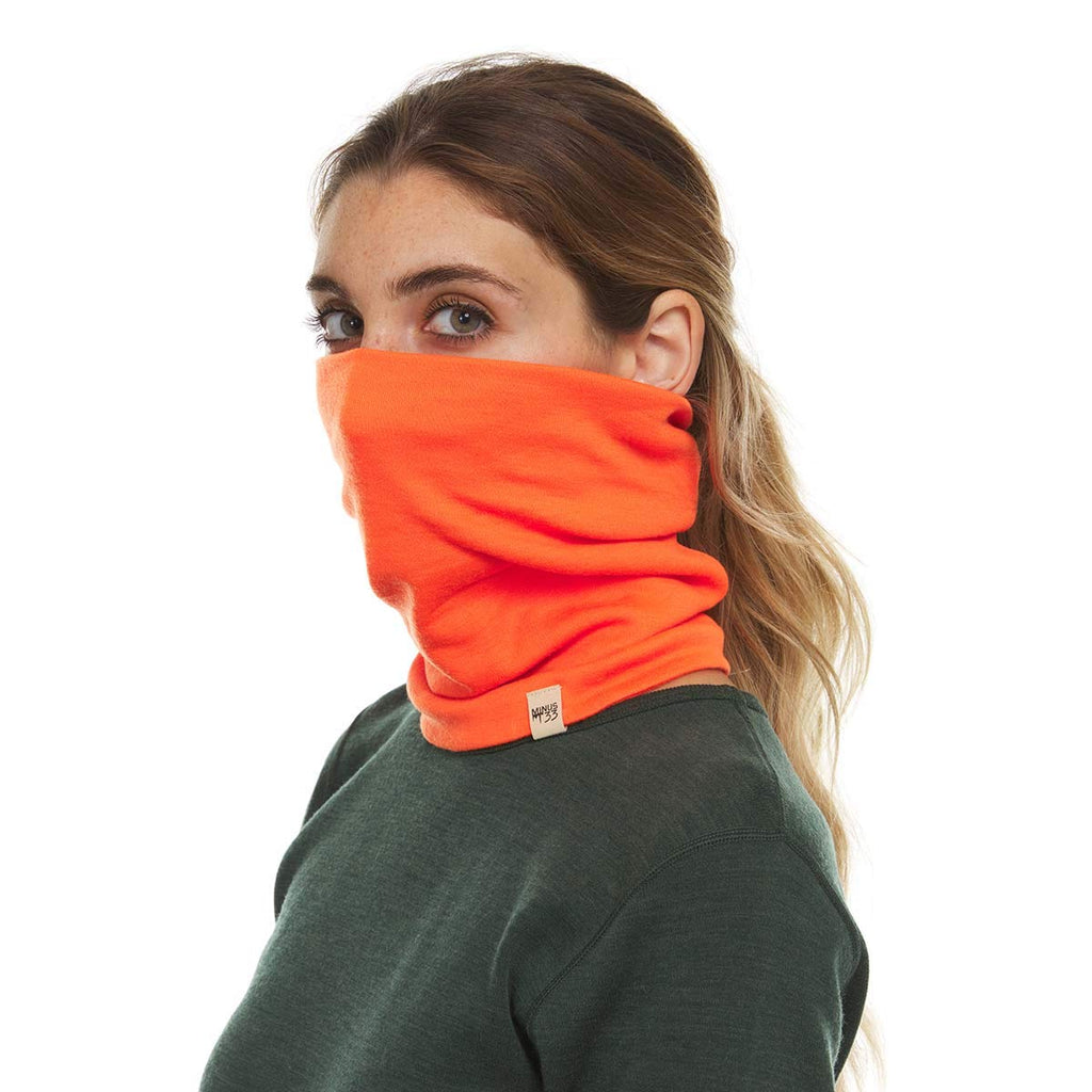 100% Merino Wool - Midweight Neck Gaiter - Skiing Neck Warmer - Winter Face Mask - Multipurpose Headwear