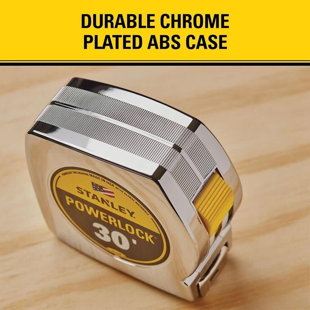 Stanley 33-231 3-Meter x 1/2-Inch Heavy Duty Powerlock Tape Rule With Metal Case