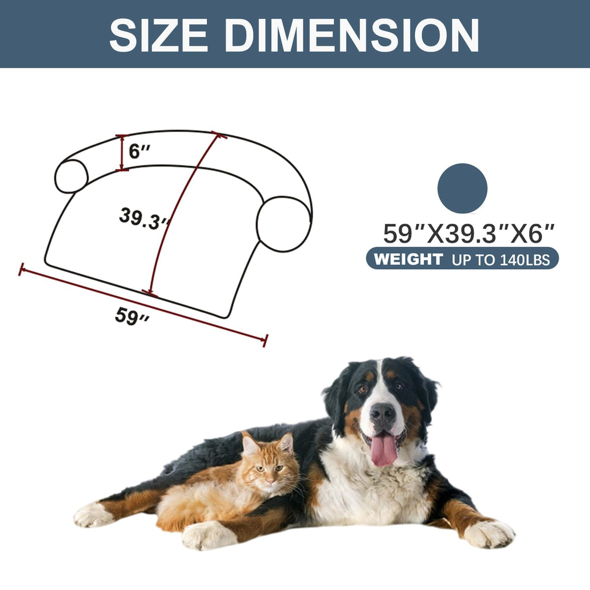 Luxurious Calming Dogs/Cats Bed Mats, Dog Pad Washable Removable Couch Cover, Plush Long Fur Mat for Pets, Waterproof Lining, Perfect for Small, Medium and Large Dogs and Cats (Beige, 31"x23")