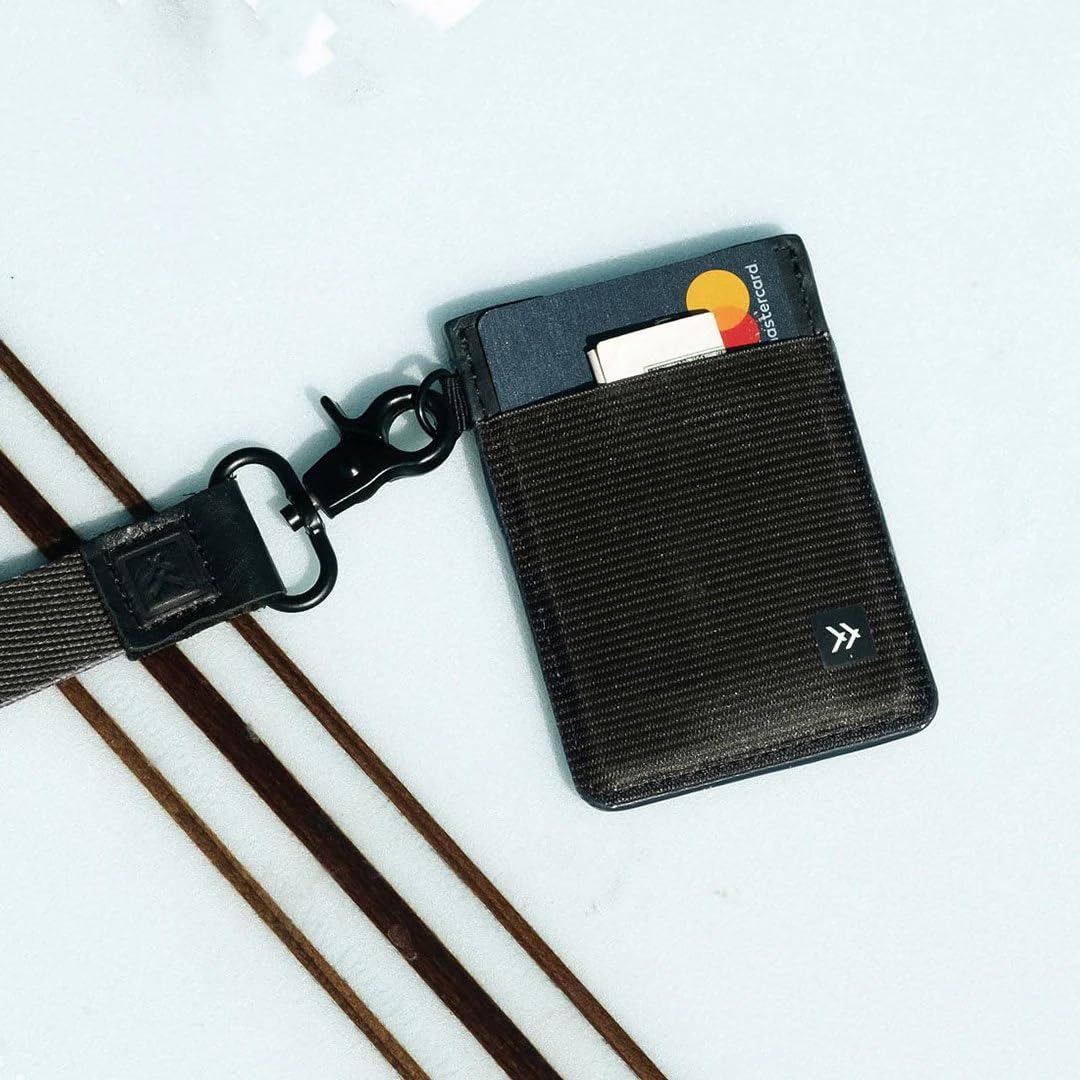 Thread Wallets Ultra Slim Minimalist Leather Card Holder Wallet (Benny)