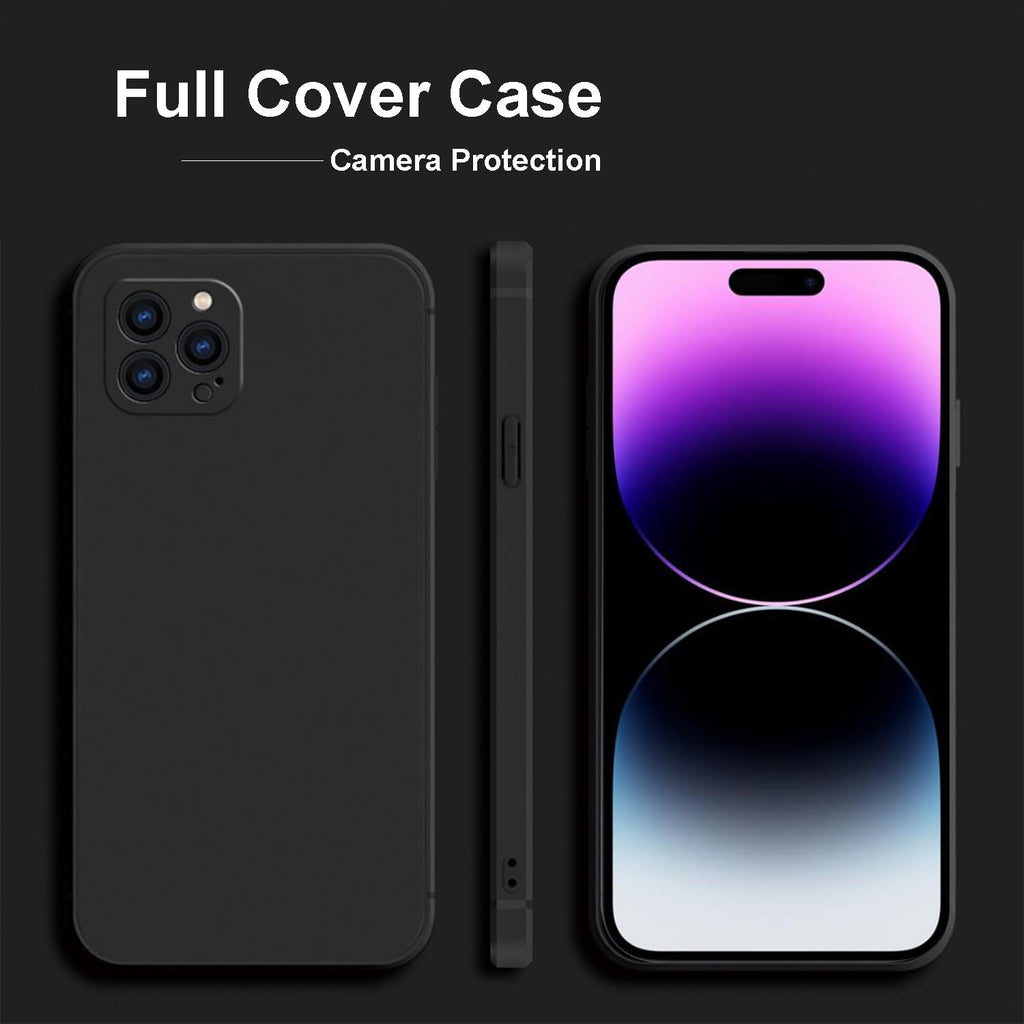 TENOC Phone Case Compatible with iPhone 11, Black Case Anti-Fingerprint Protective Bumper Matte Cover for 6.1 Inch