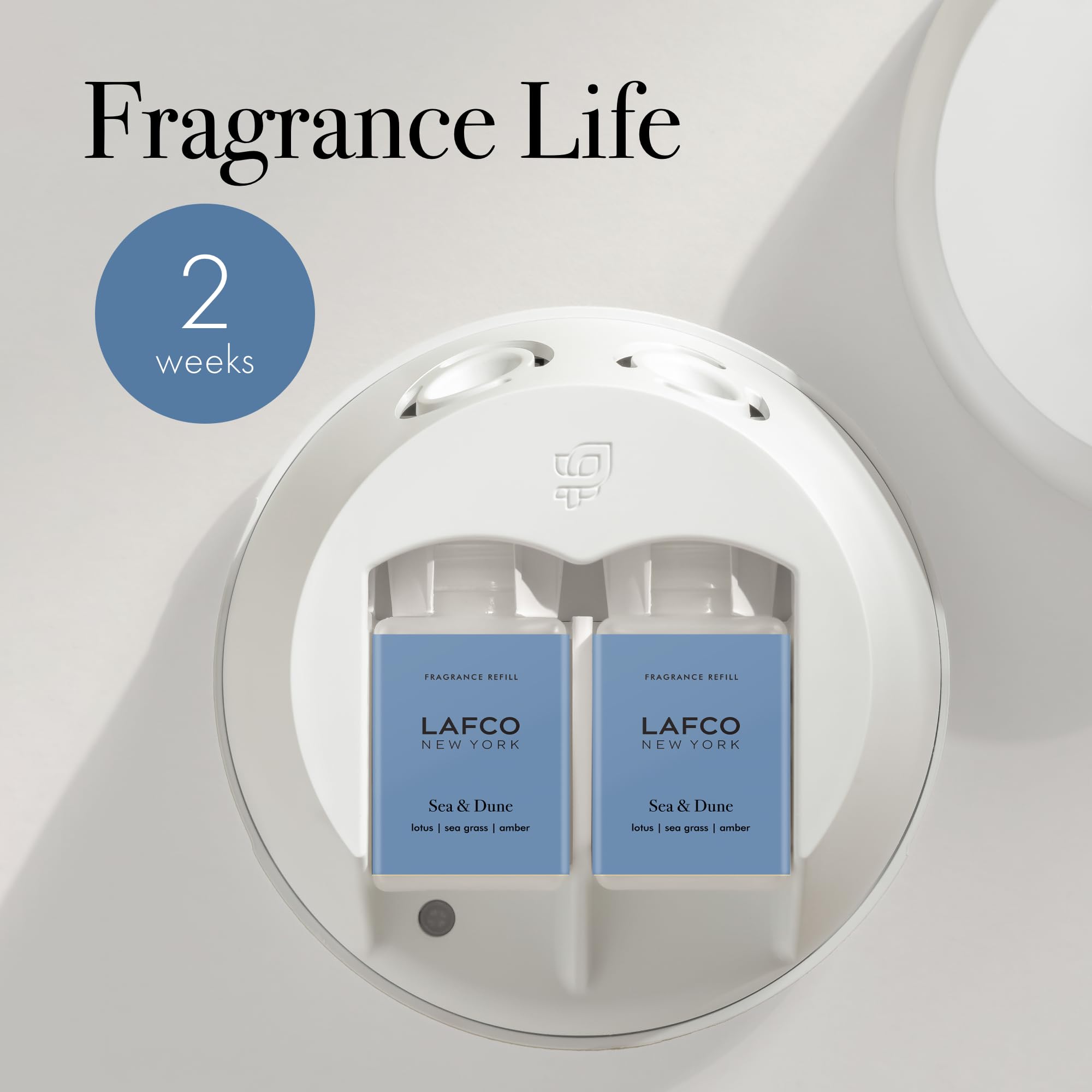 LAFCO New York Pura Smart Device Refill, Big Sky - Pack of 2 - Each Vial Delivers Up to 2 Weeks of Fragrance Life - Made in the USA