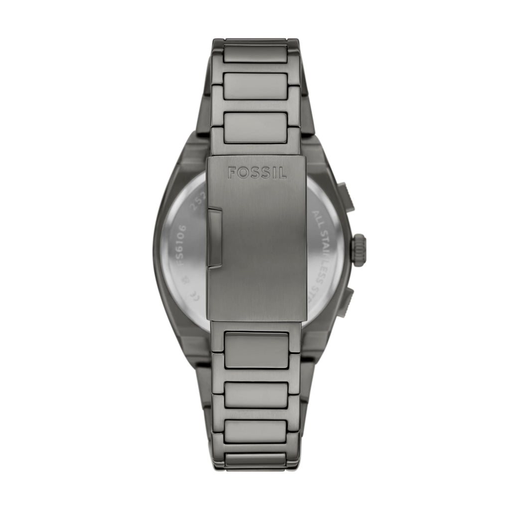 Fossil Men's Everett Quartz Stainless Steel Watch, Three-Hand Watch for Men