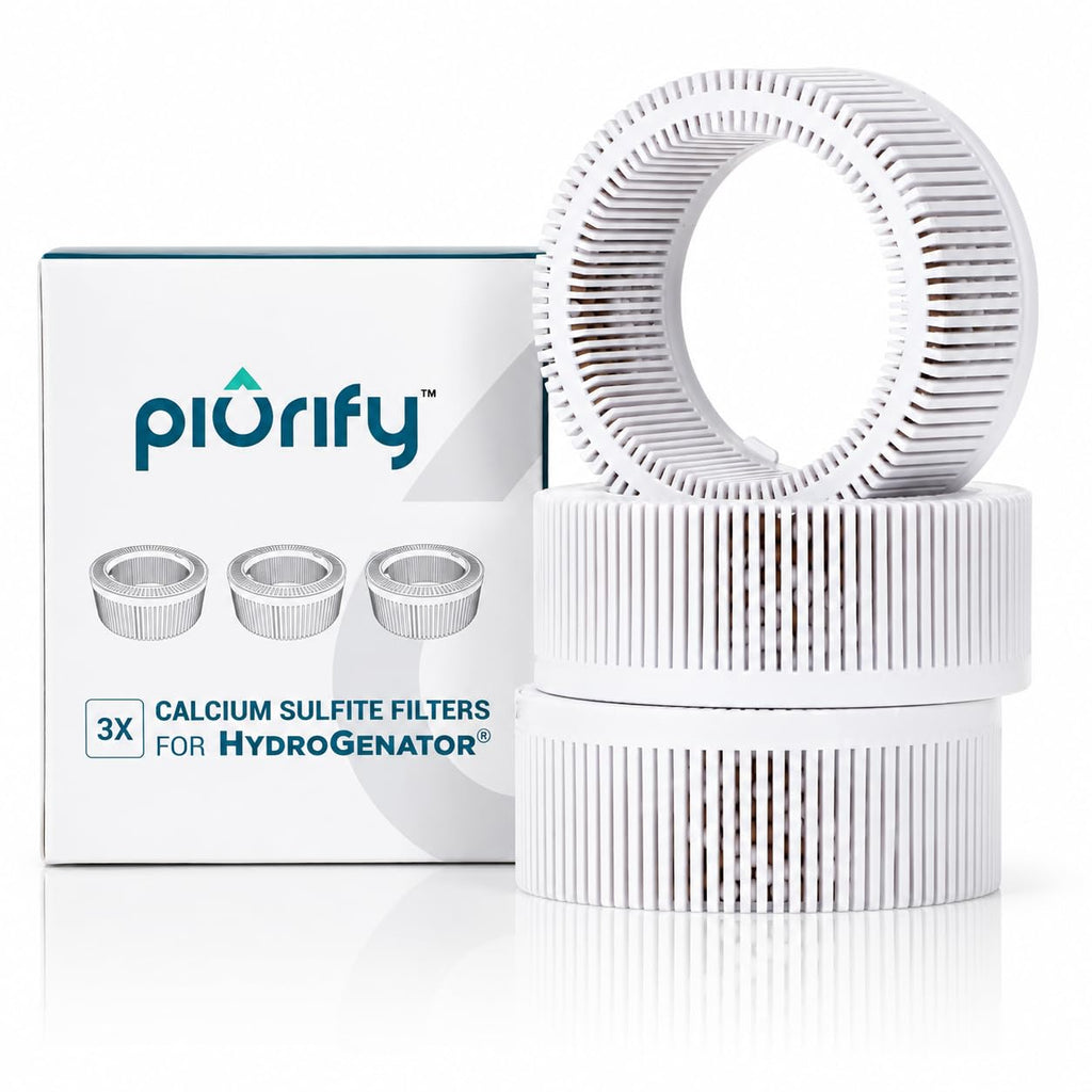 PIURIFY 3-Pack Calcium Sulfite Filter for Water Hydrogen Infuser