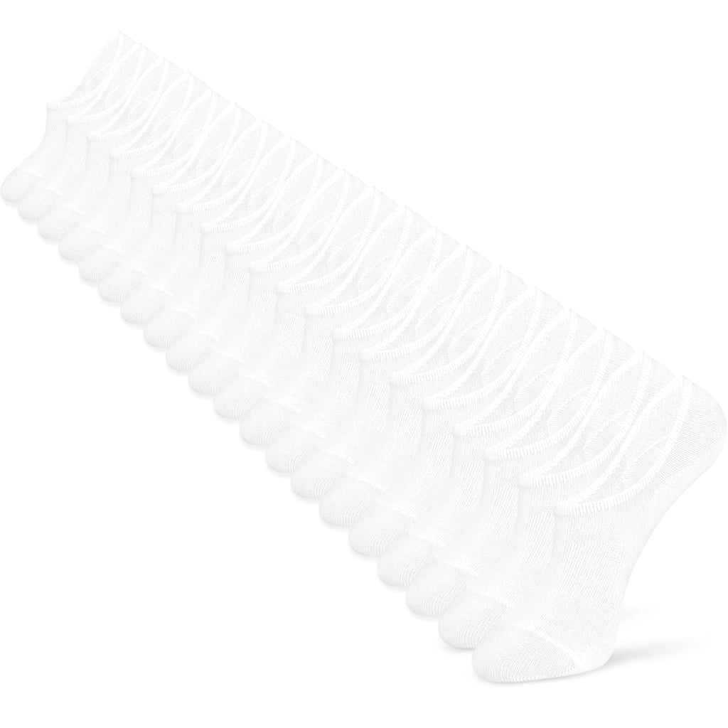 IDEGG No Show Socks Women 10 Pairs Low Cut Anti-Slid Novelty Athletic Casual Invisible Liner Socks