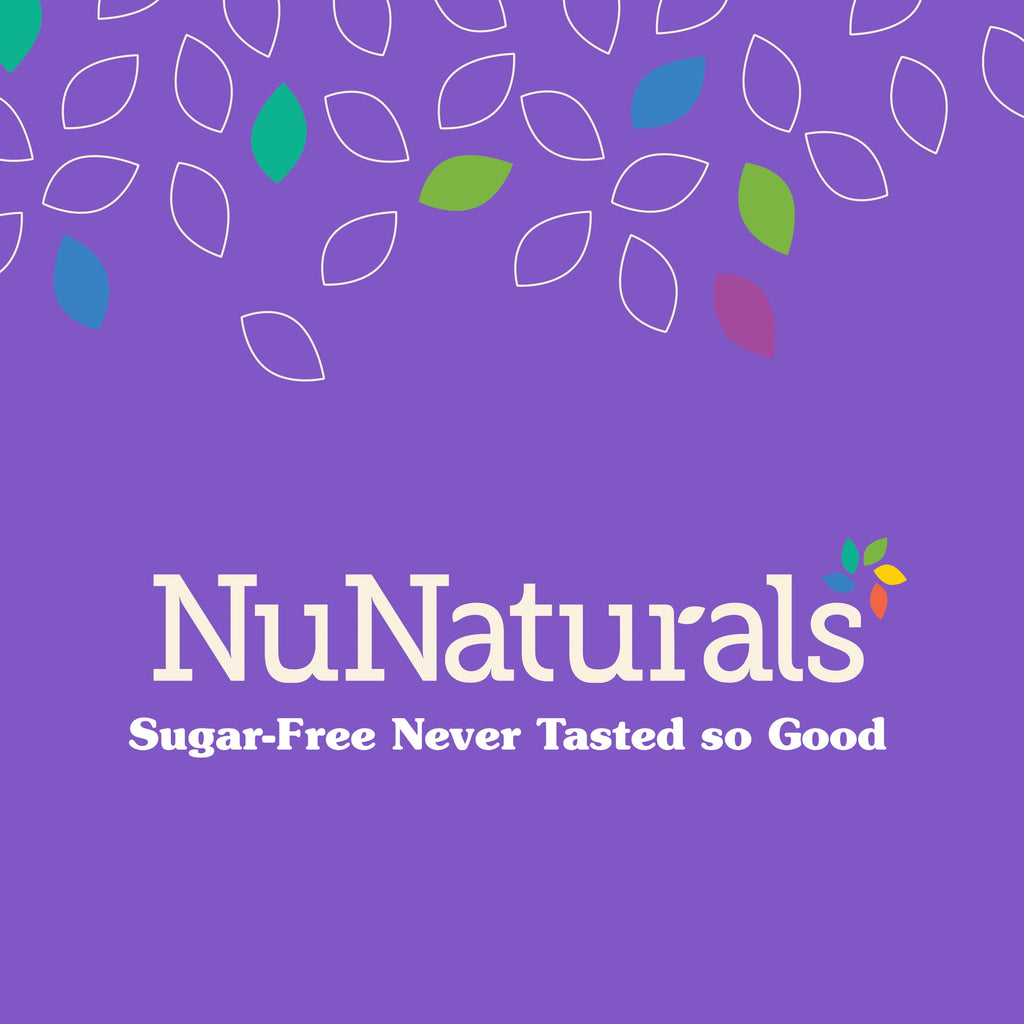 NuNaturals Stevia Syrup, Sugar-Free Sweetener, Plant-Based Sugar Substitute, Zero Calorie, Chocolate Flavor Syrup, 16 oz