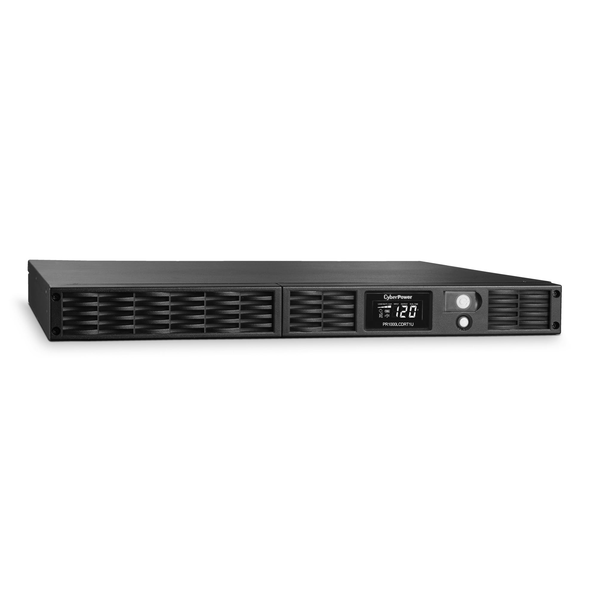 CyberPower PR500LCDRT1U Smart App Sinewave UPS Battery Backup and Surge Protector, 500VA/400W, 7 Outlets, AVR, 1U Rack/Tower, UL Certified