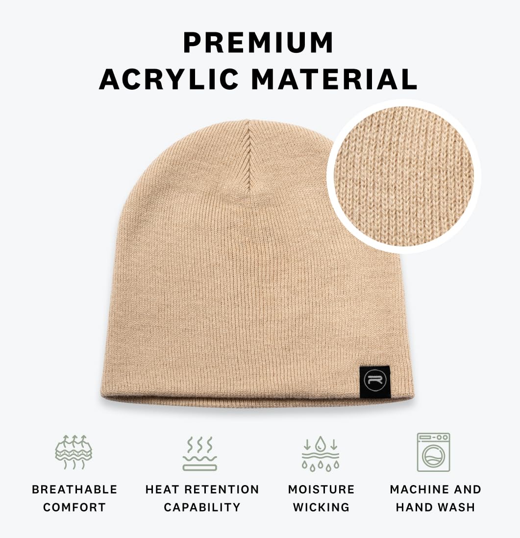 Original Beanie Cap - Soft Knit Beanie Hat - Warm and Durable
