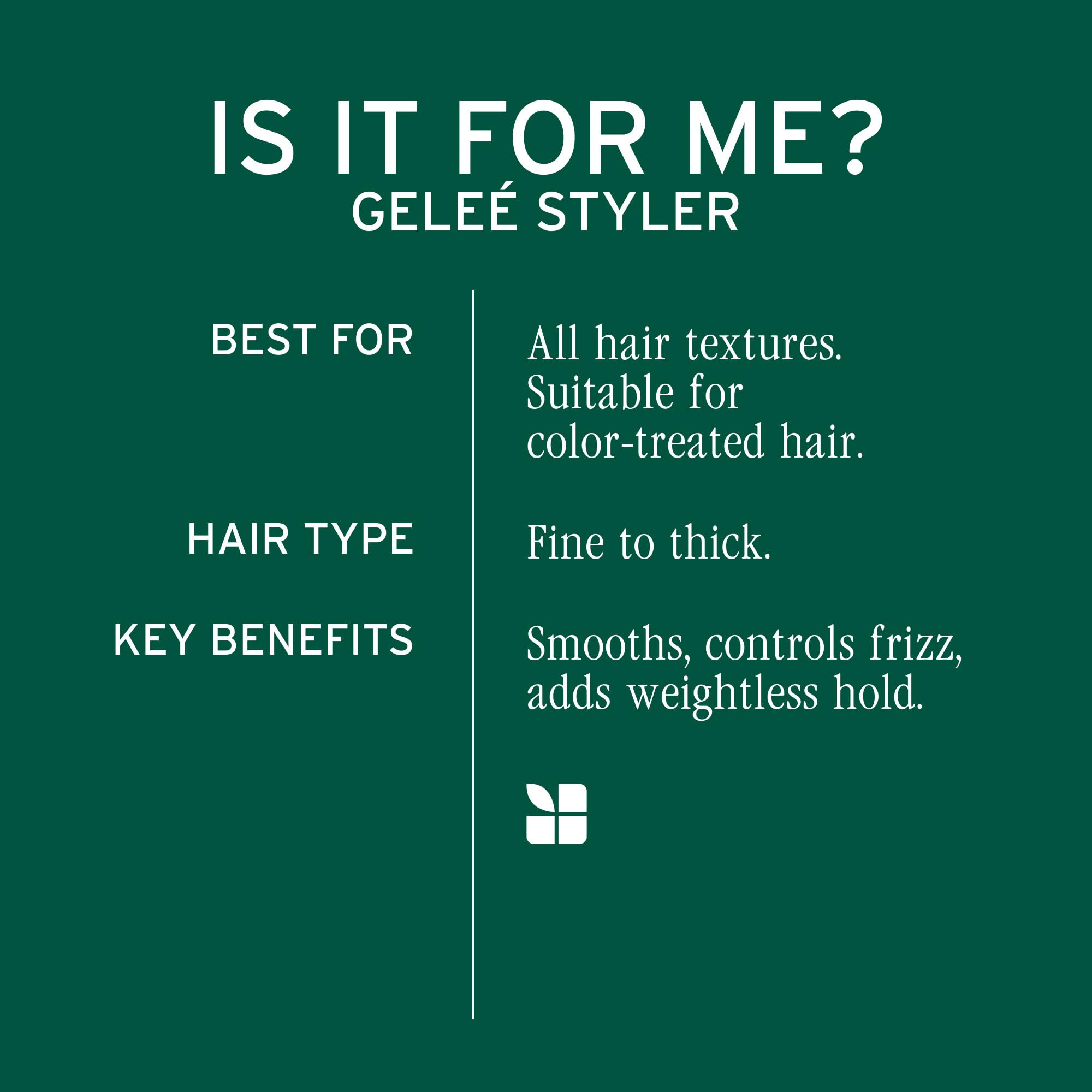 Biolage Styling Gelée - Medium Hold, Adds Shine & Controls Frizz, Gel Styler, For All Hair Types, Vegan & Cruelty-Free