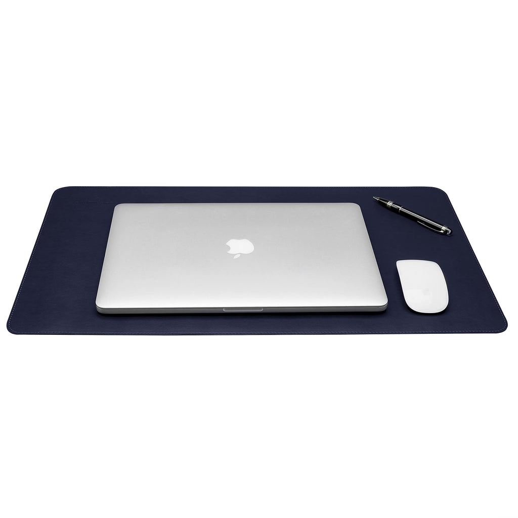 Gallaway Leather Desk Mat,Desk Writing Pad - Office Desk Pad, Medium 24" x 14" Black, Desk Mats on Top of Desks, Gift Ready Elegant Computer Desk Mat Desk Cover Desk Pad Protector PU Leather