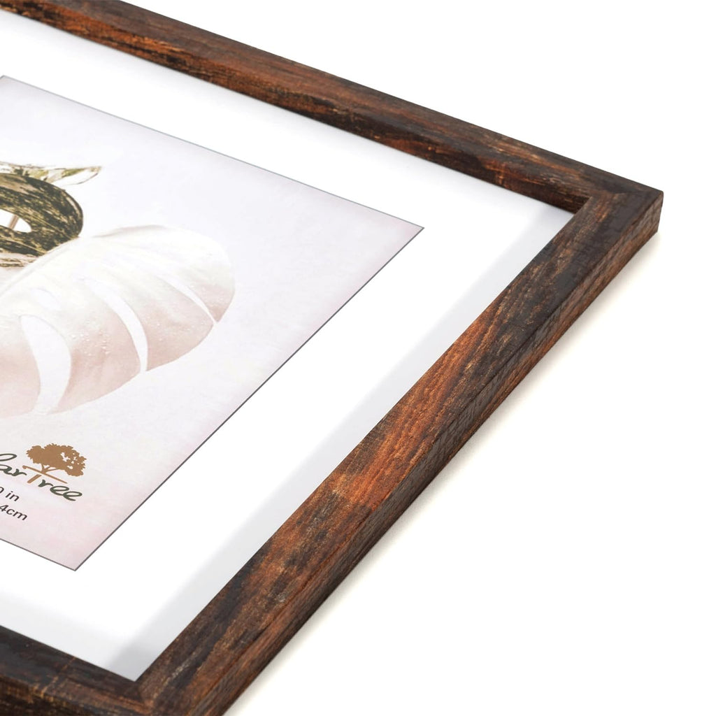 5x7 Picture Frame Gold, Display 5x7 without Mat or 4x6 with Mat, Wall Gallery Photo Frames