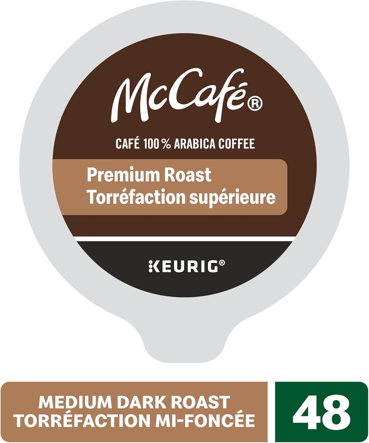 McCafe Premium Medium Dark Roast K-Cup Coffee Pods, 48 Count, For Keurig Coffee Makers