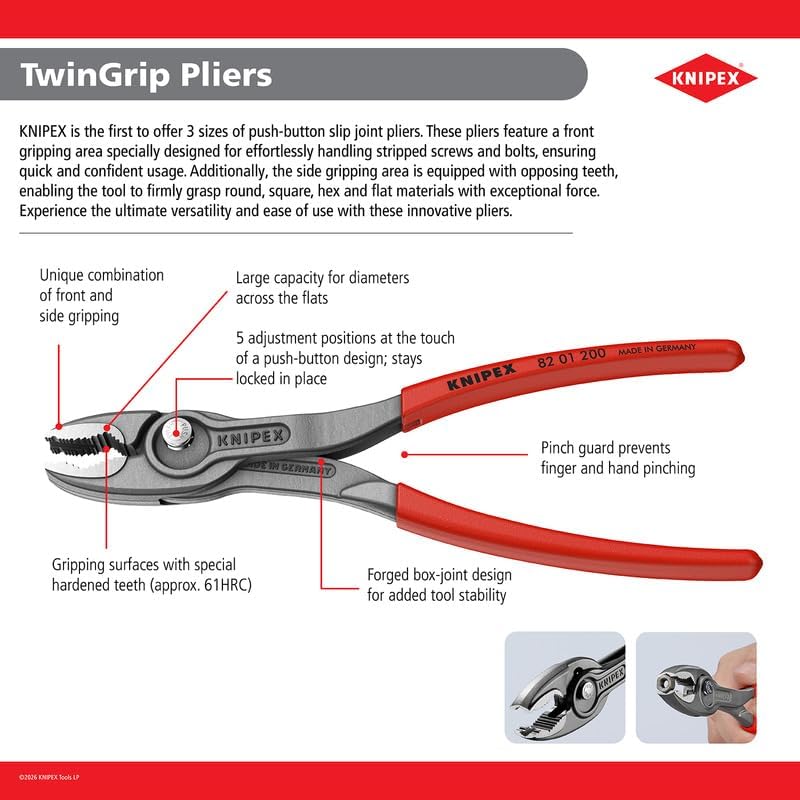 TwinGrip Pliers, 6-inch | bike-hand-tools