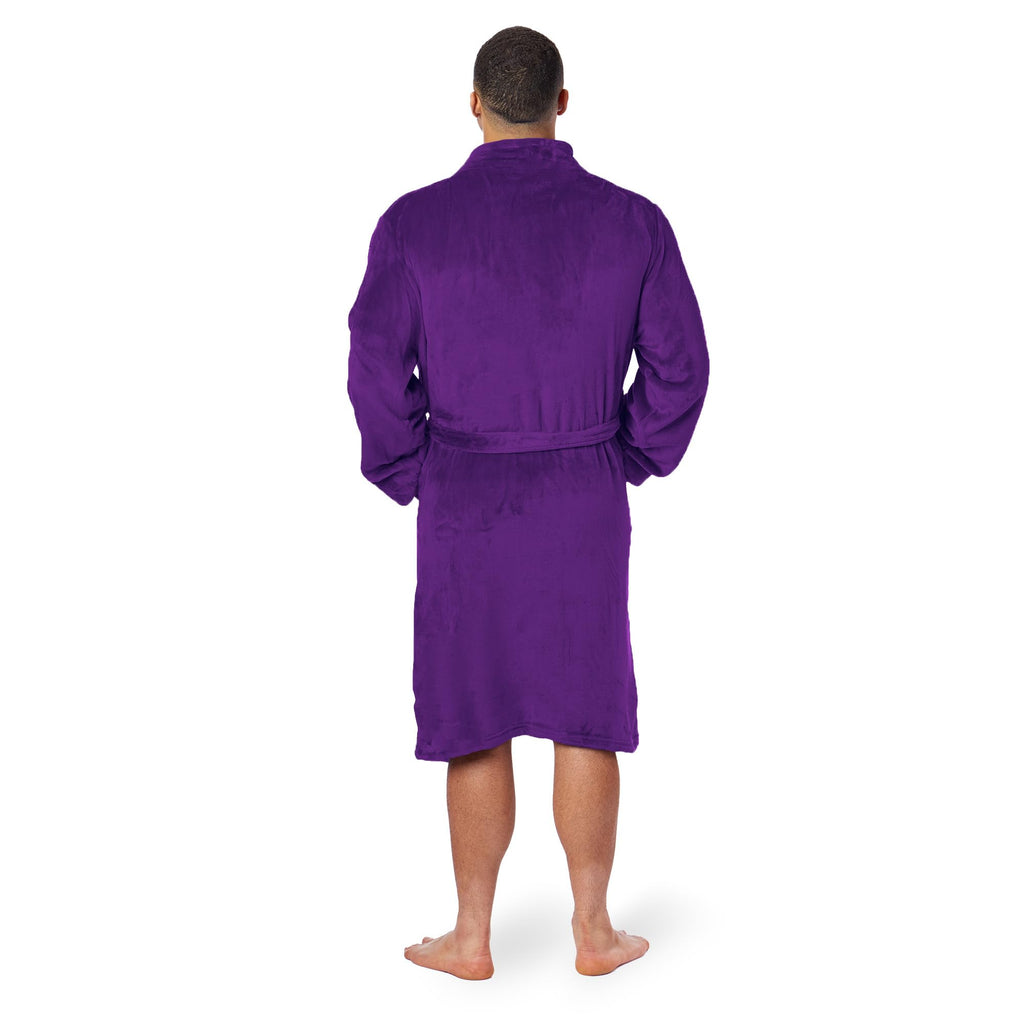 Northwest NCAA Adult Unisex Silk Touch Bathrobe, Officially Licensed Loungewear, Soft Plush Polyester