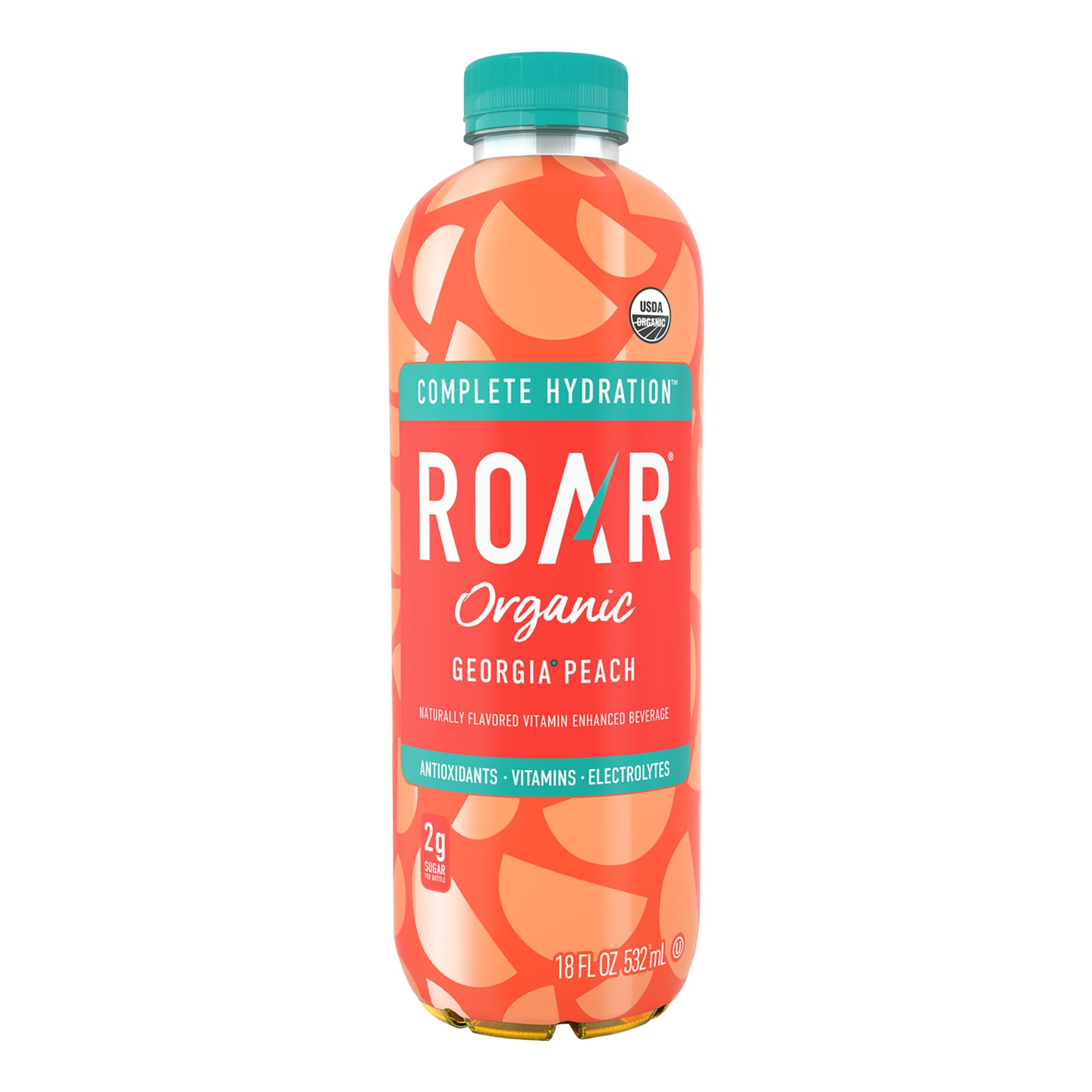 ROAR Complete Hydration Organic - Electrolyte Drinks Loaded with Vitamins C, B5, B12 - Non-GMO, Gluten-Free - Strawberry Lemonade - 12 pc