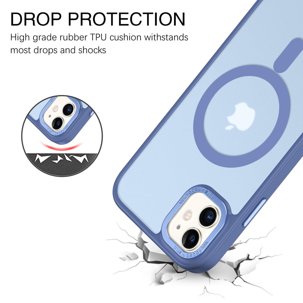 BENTOBEN for iPhone 11 Phone Case, Phone case for iPhone 11 Magnetic Case [Compatible with Mag Safe] Translucent Matte Slim Shockproof Anti-Fingerprint Protective Cover for iPhone 11 6.1’’ Black