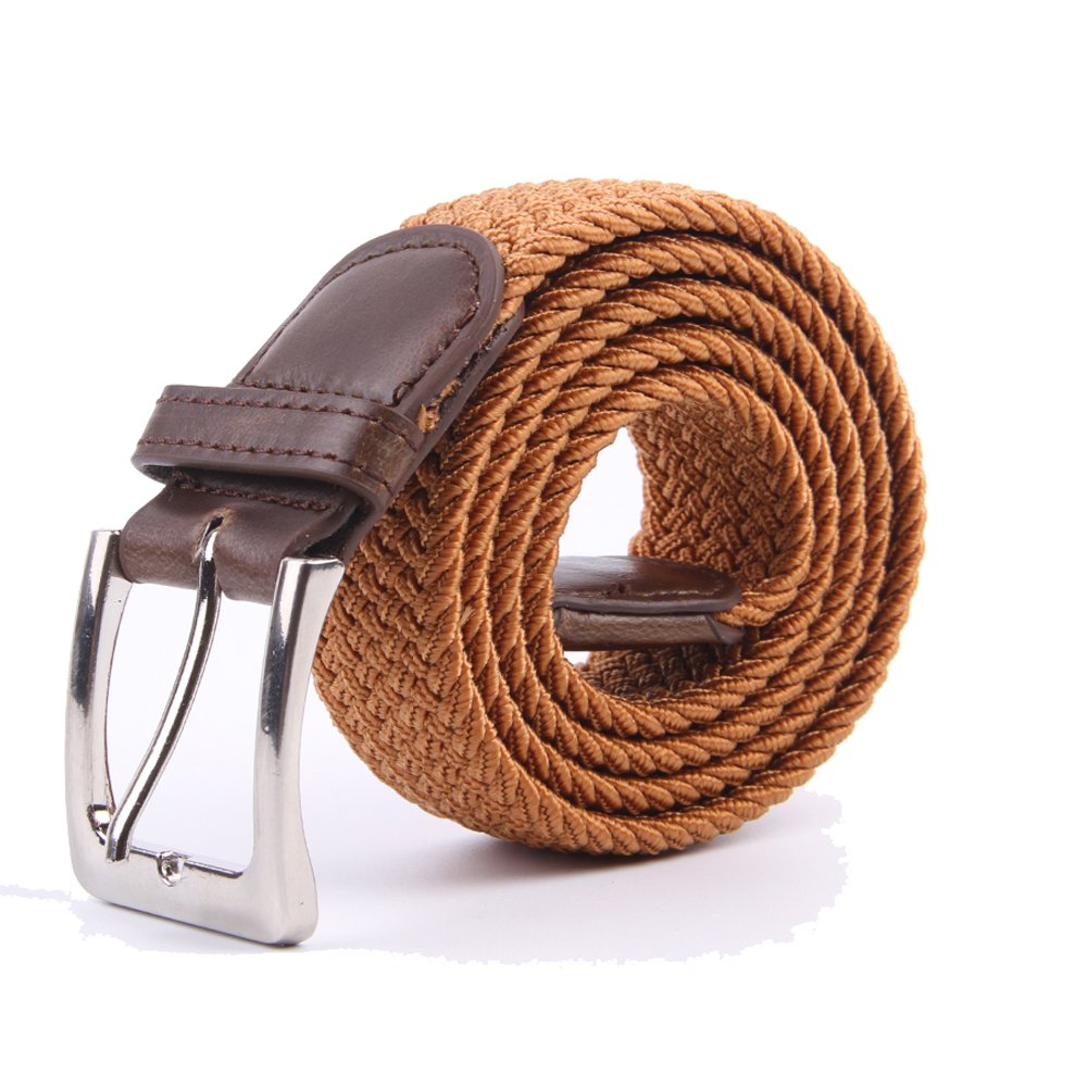 Gelante Canvas Elastic Fabric Woven Stretch Multicolored Braided Belts