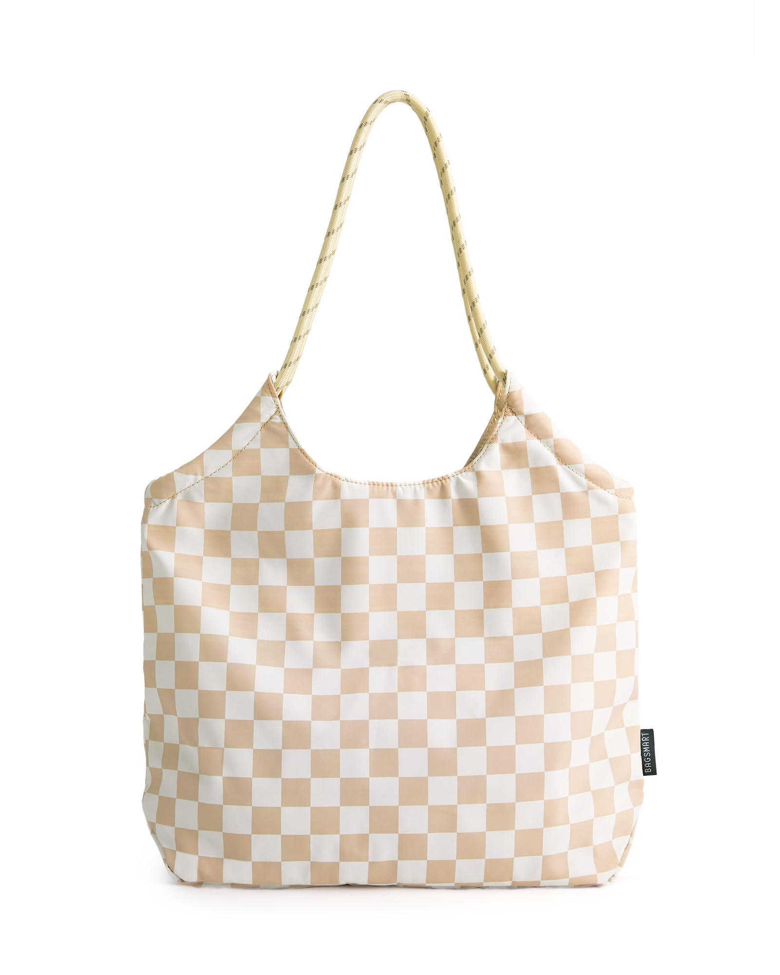 BAGSMART Beach Bags for Women, Beach Tote Bag Beach Bag with Zipper Travel Tote Bag for Women Sandproof Swim Pool Bag | Packable Beach Bag