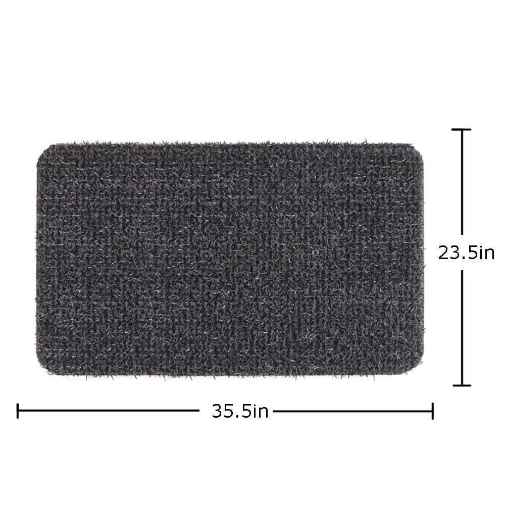 Clean Machine 10376913 Astroturf Dirt Trapper Doormat, 23.5" x 35.5", Flair Earth Taupe