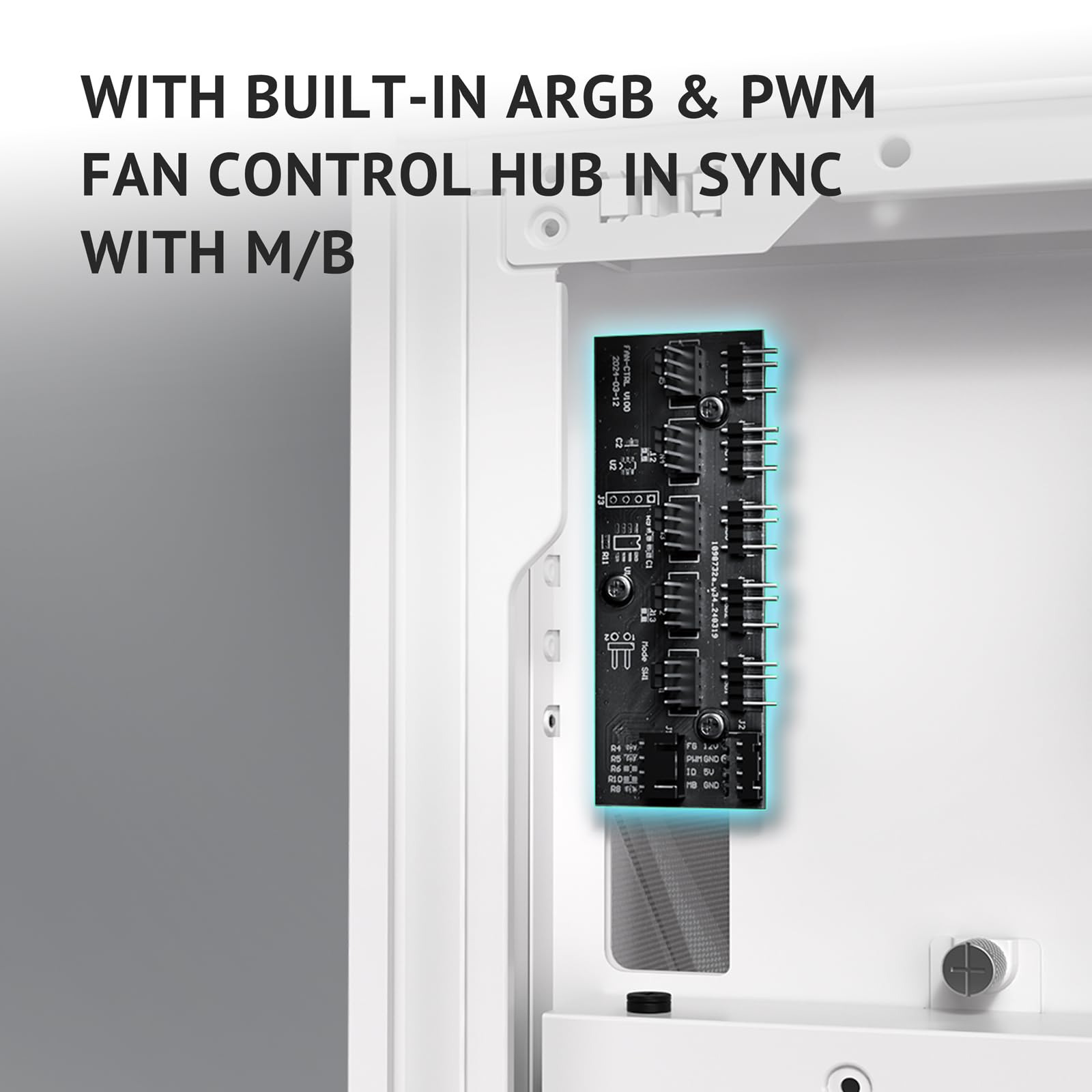 Antec Flux Pro, 6 x PWM Fans Included, High-Airflow Front Panel with Walnut Wood, iShift PSU 90° Mount, USB3.0 x 2, Type-C, 420mm Radiator Support, Temp. Display, Full-Tower E-ATX PC Case