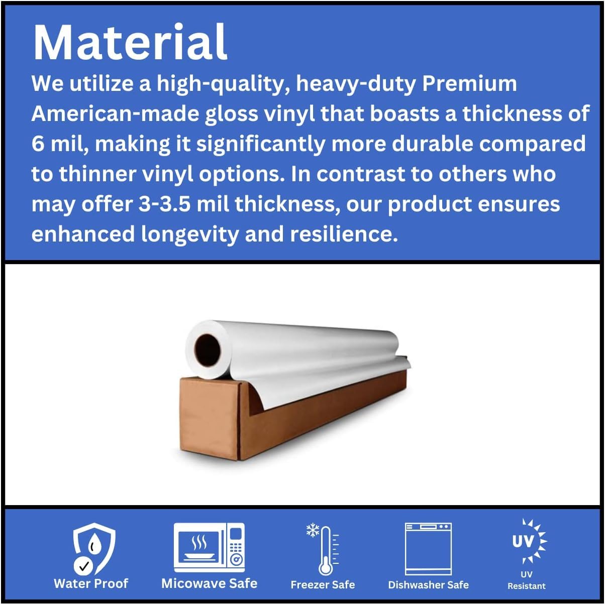 1.5 Inches Custom Sticker Personalized Labels Waterproof Dishwasher Safe Made USA, Custom Labels Business or Image Personalize Your Business Stickers