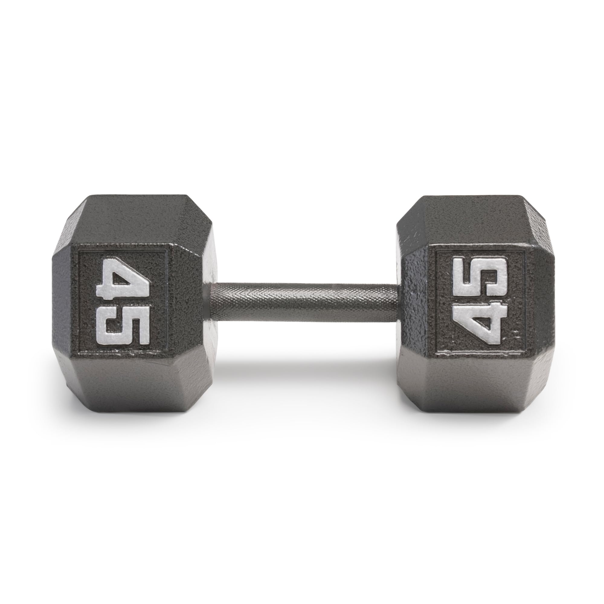 Marcy Cast Iron Hex Dumbbells Collection - Available size from 3-lb to 100-lb, SOLD INDIVIDUALLY