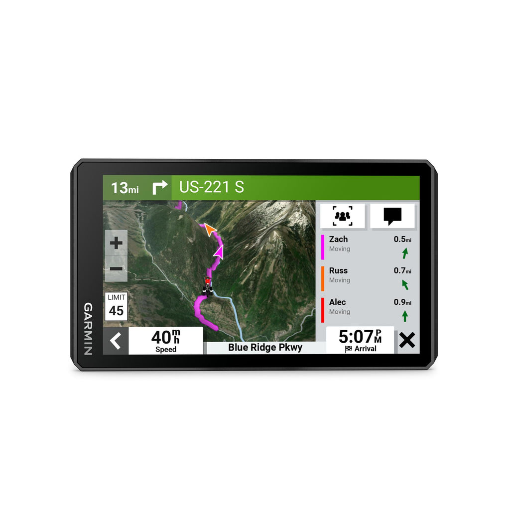 Garmin zūmo® XT2 All-Terrain Motorcycle Navigator, Ultrabright 6" Sunlight Readable Display, Visual Route Planner, and Ride Summaries